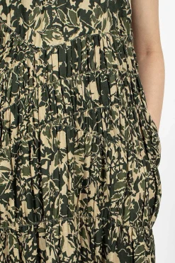 YMC Haven Camo Dress Green| Dresses
