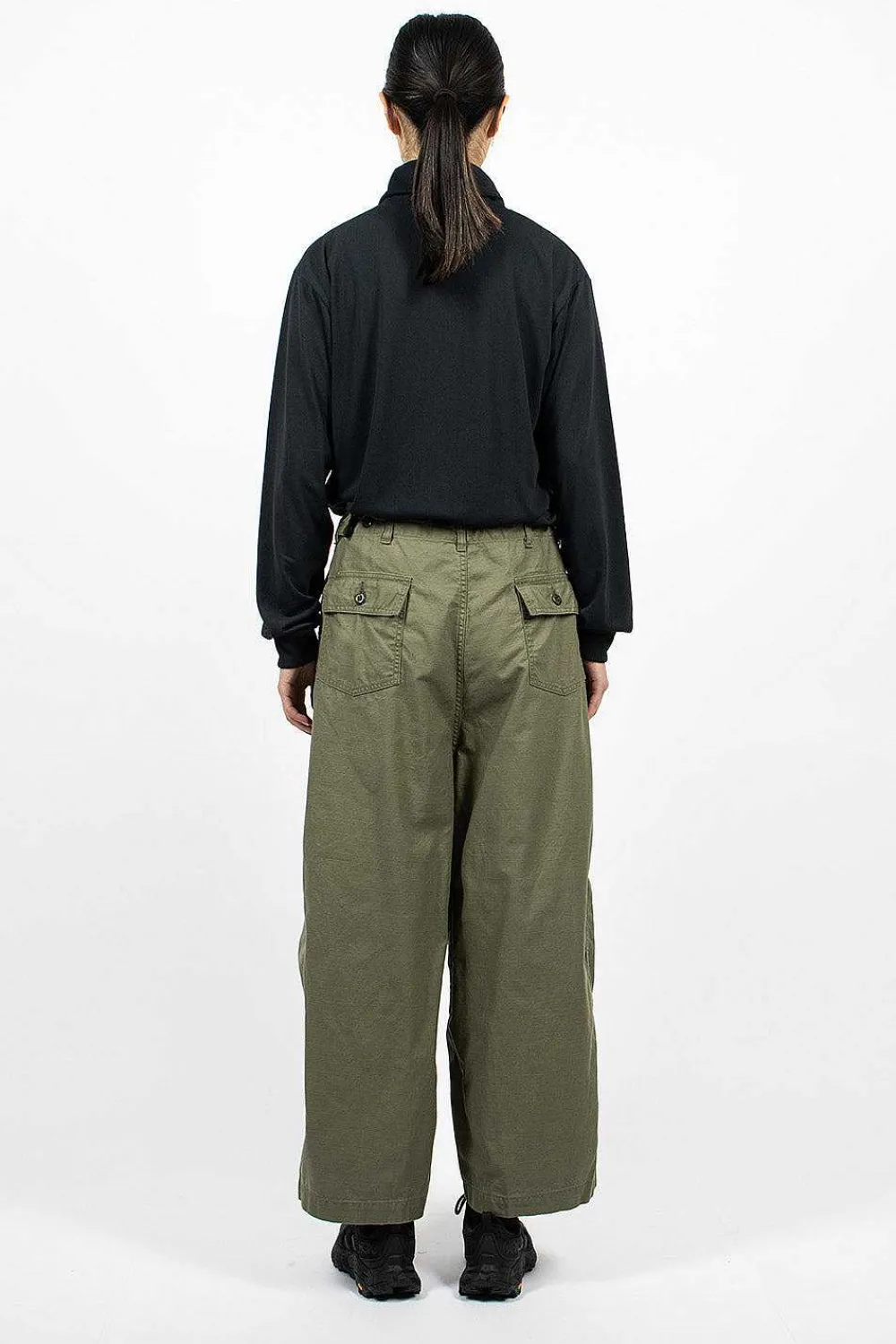 Needles H.D Pant Fatigue Olive| Trousers