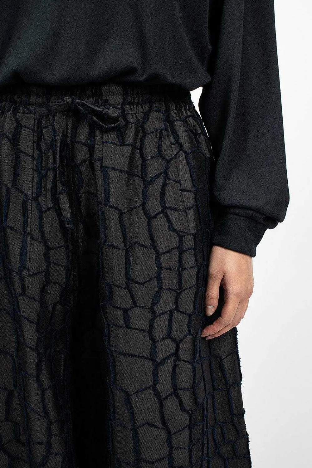 Needles H.D.P. Pant Crocodile Charcoal| Trousers