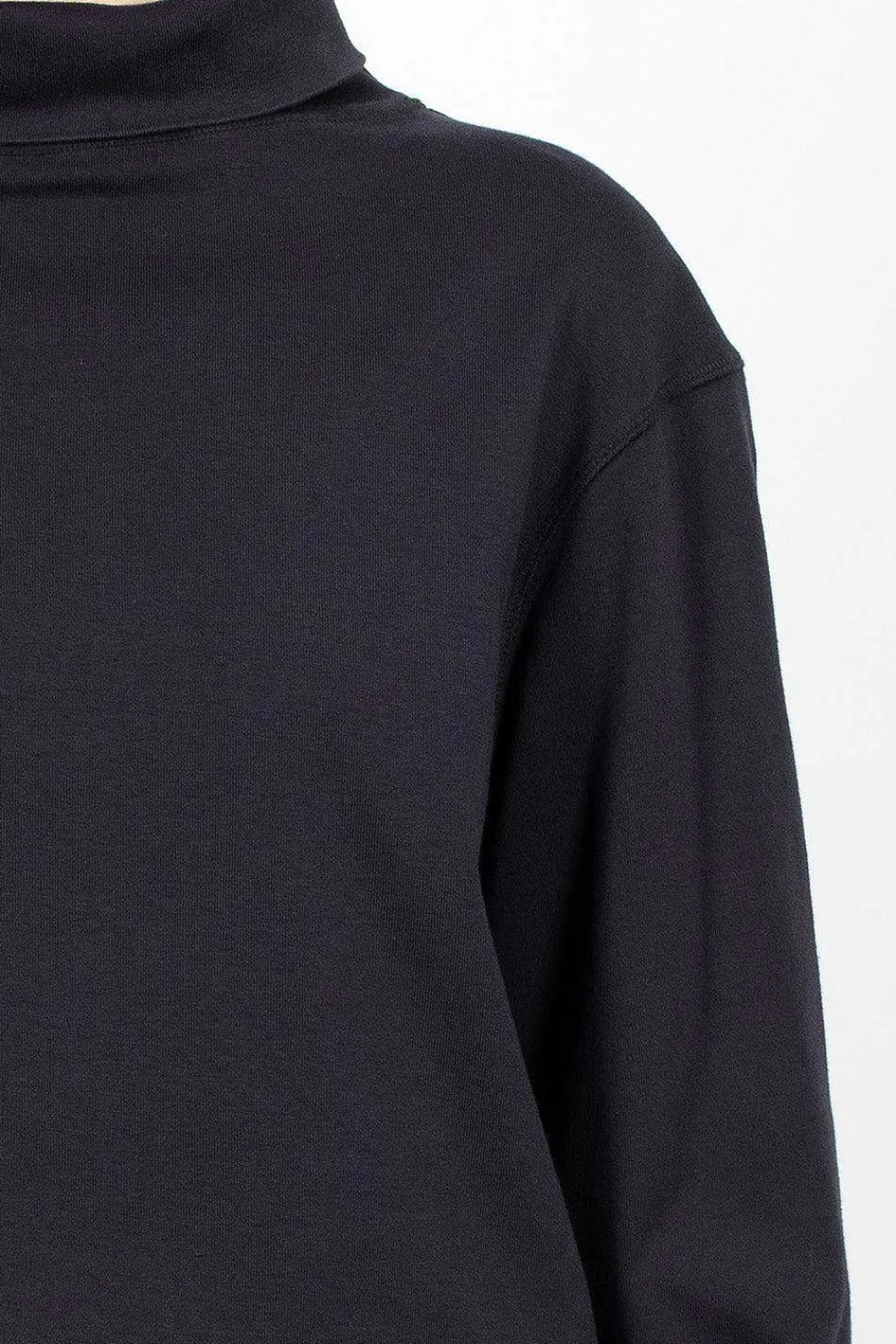 Margaret Howell High Neck Pullover Ink| Tops