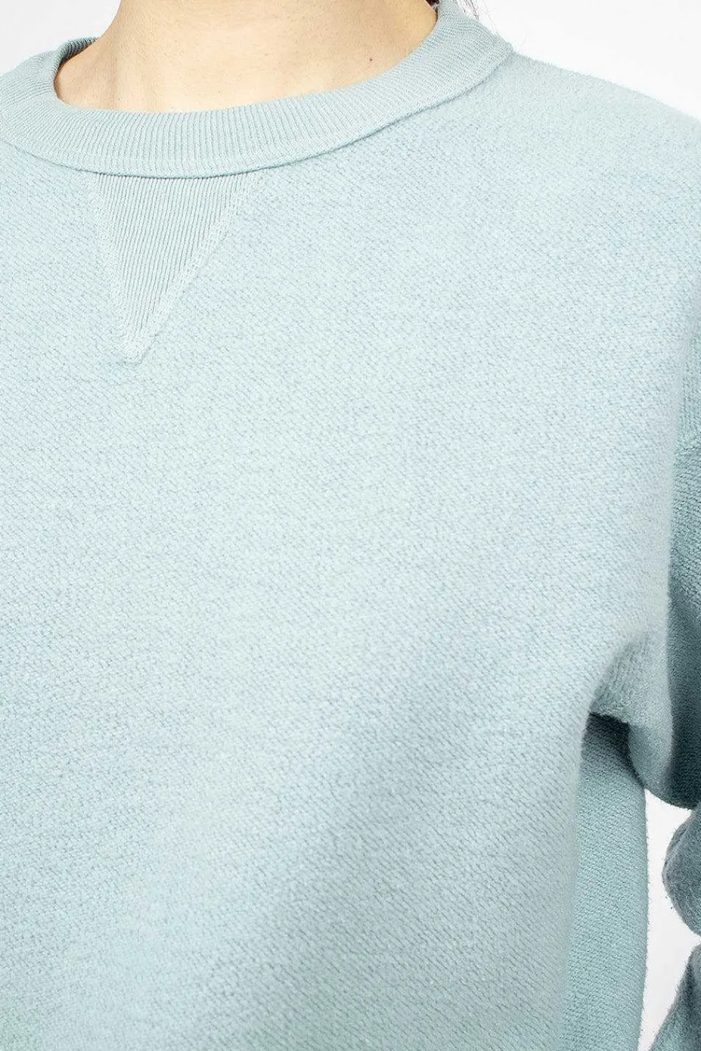 Sunray Hina Crew Neck Sweatshirt Tourmaline| Tops
