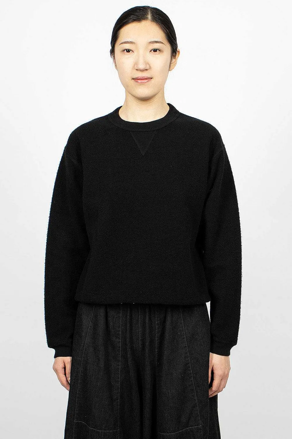 Sunray Hina Crew Neck Sweatshirt Anthracite| Tops