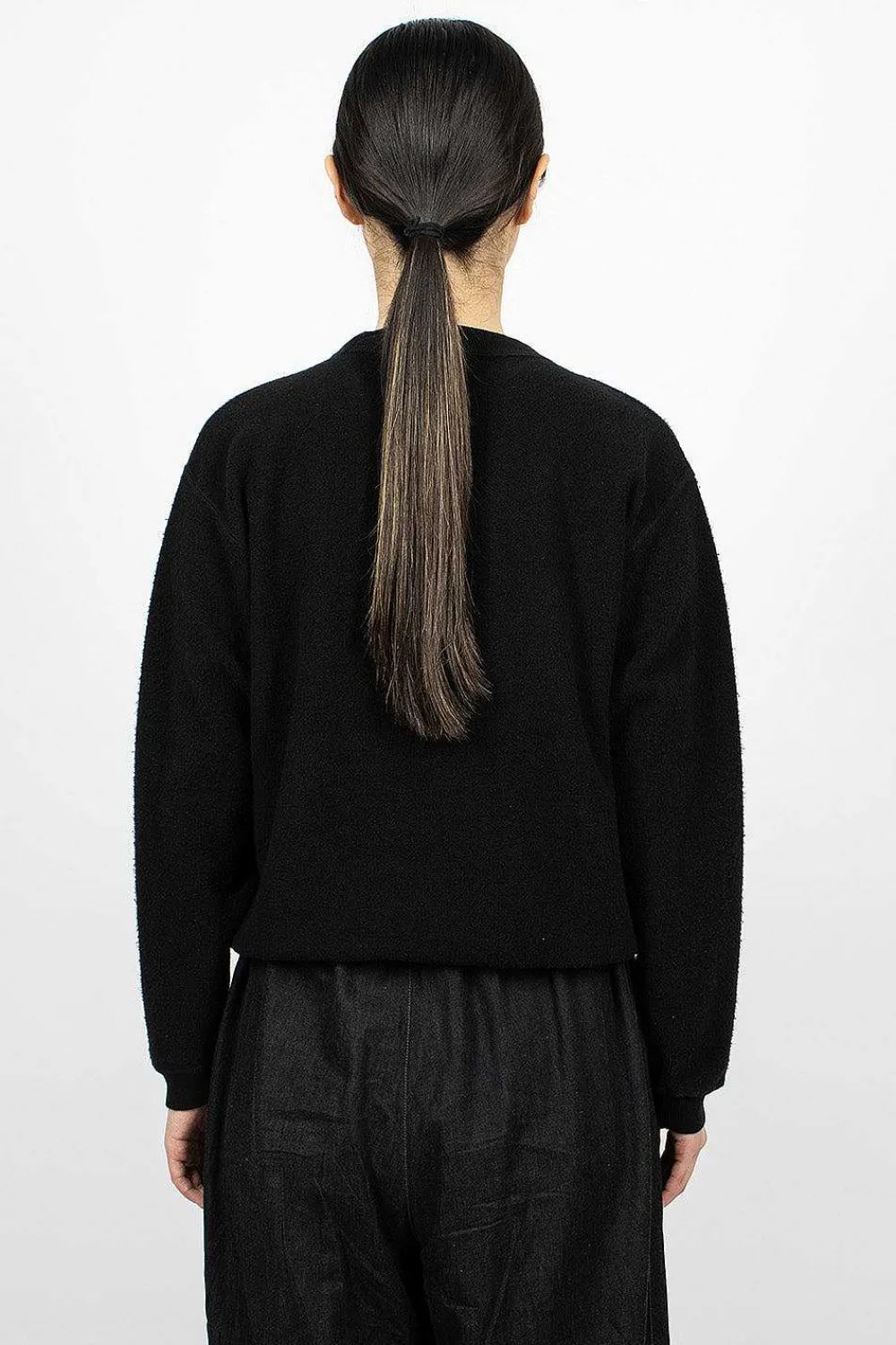 Sunray Hina Crew Neck Sweatshirt Anthracite| Tops