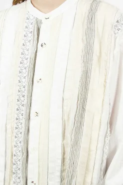 Kapital Hobo Patchwork Dress Shirt White| Shirts