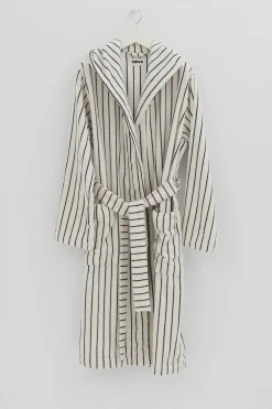 TEKLA Hooded Bathrobe Racing Green| Knitwear