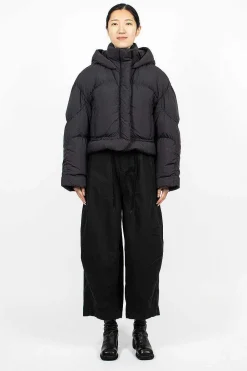 Acne Studios Hooded Puffer Jacket Black| Outerwear