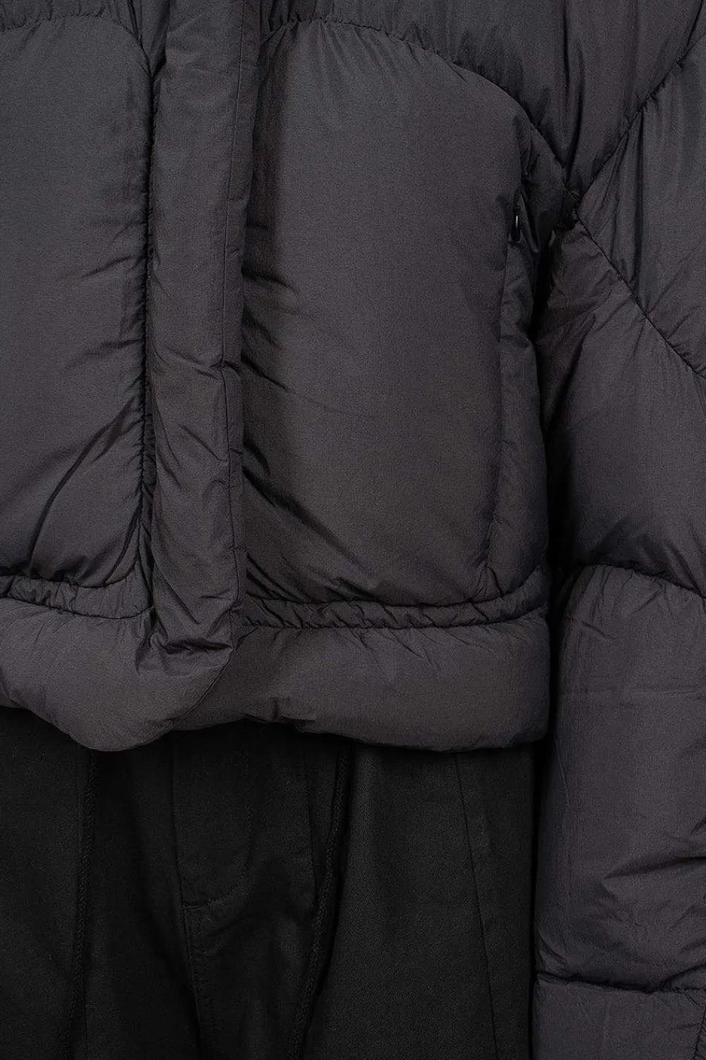 Acne Studios Hooded Puffer Jacket Black| Outerwear