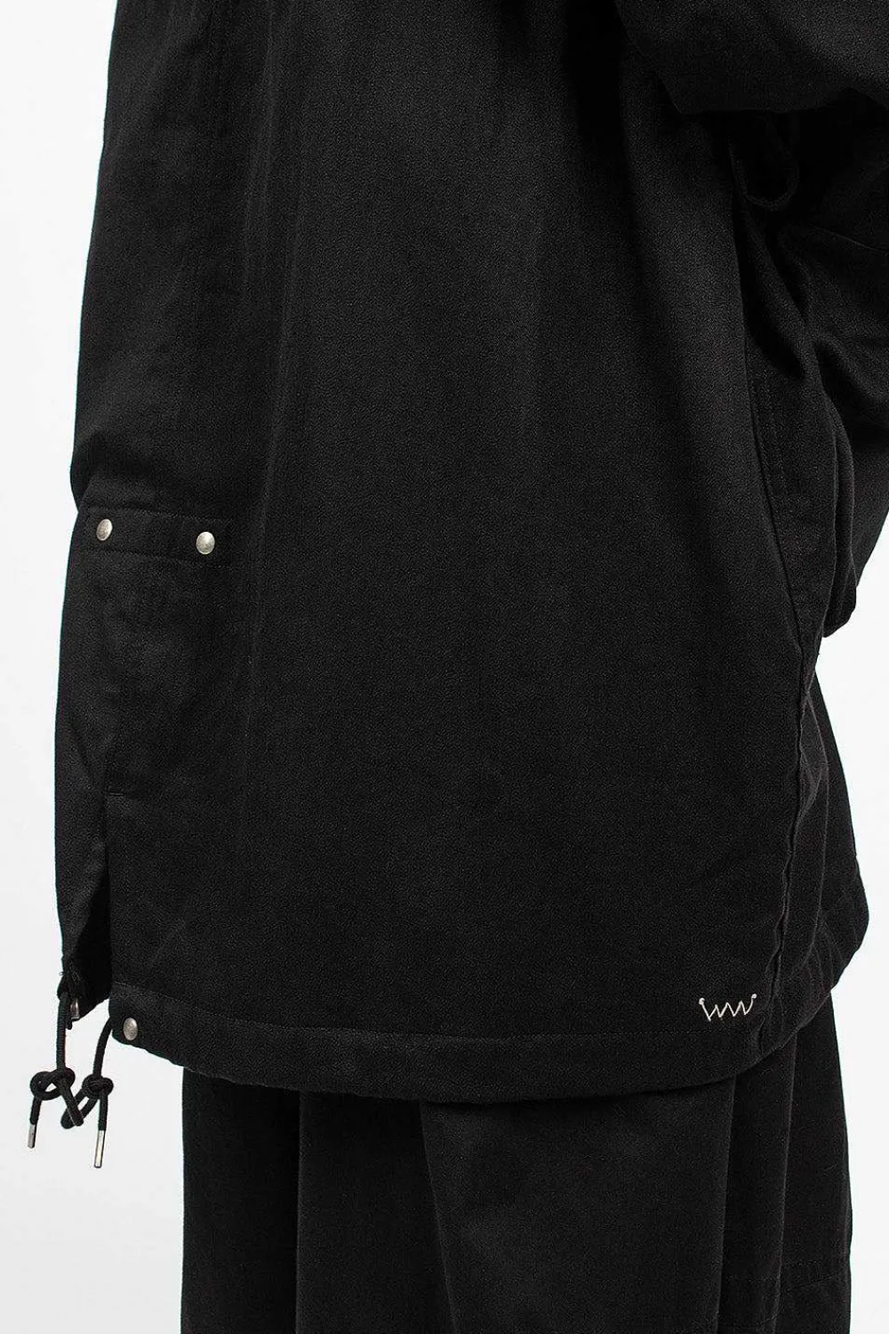 VISVIM Jane Fishtail Parka Black| Outerwear