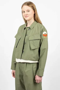 Nigel Cabourn Jk-50 Nam Cropped Jacket Army| Outerwear