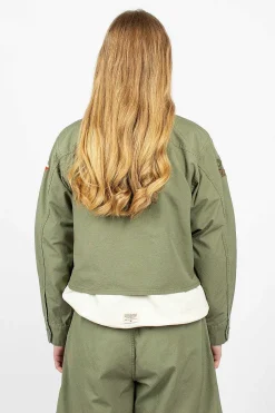Nigel Cabourn Jk-50 Nam Cropped Jacket Army| Outerwear