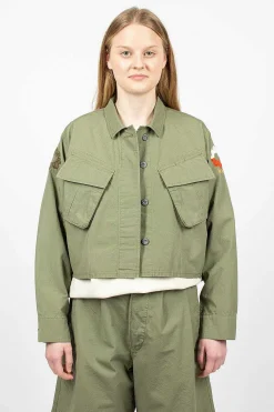 Nigel Cabourn Jk-50 Nam Cropped Jacket Army| Outerwear