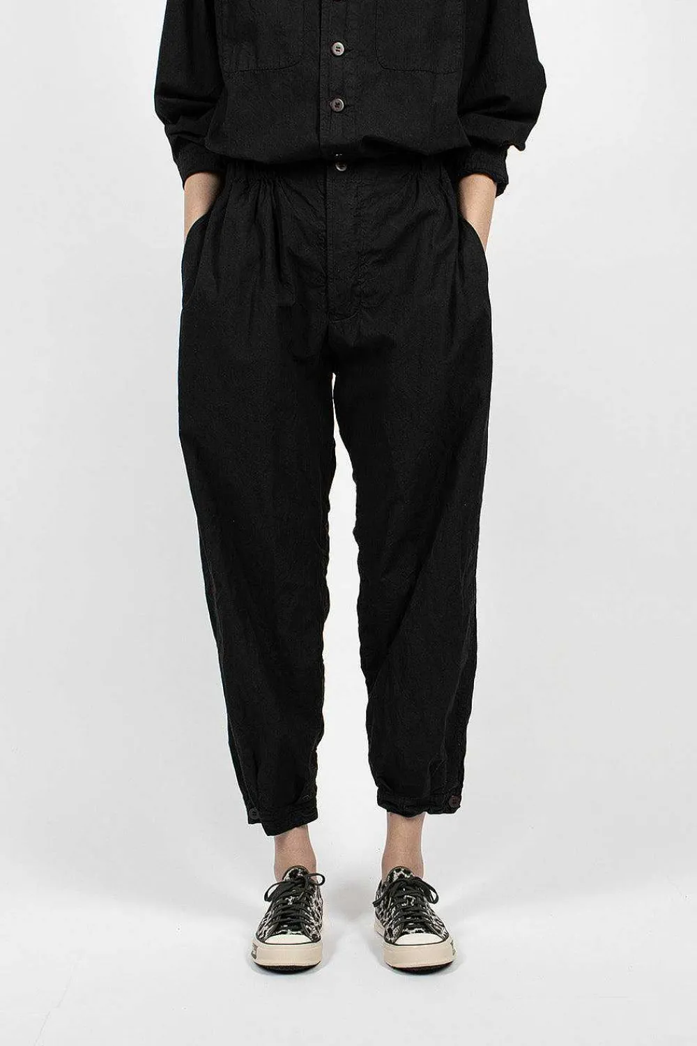 Chez Vidalenc Jumpy Black| Trousers