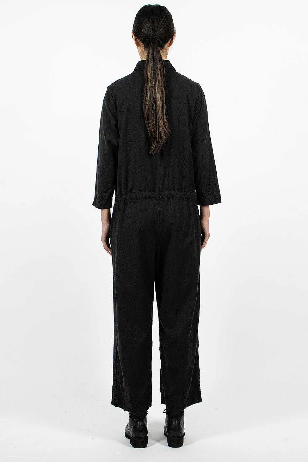 Chez Vidalenc Jumpy Wool Marl Black| Trousers
