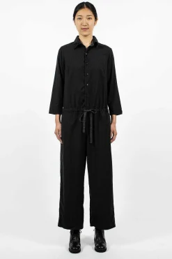 Chez Vidalenc Jumpy Wool Marl Black| Trousers