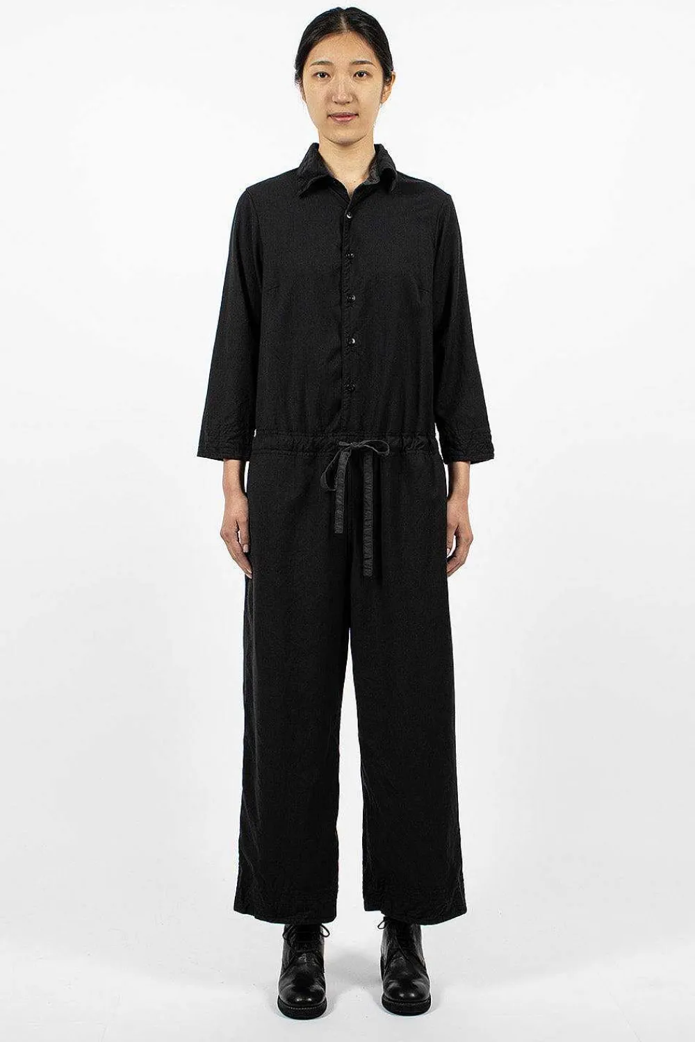 Chez Vidalenc Jumpy Wool Marl Black| Trousers
