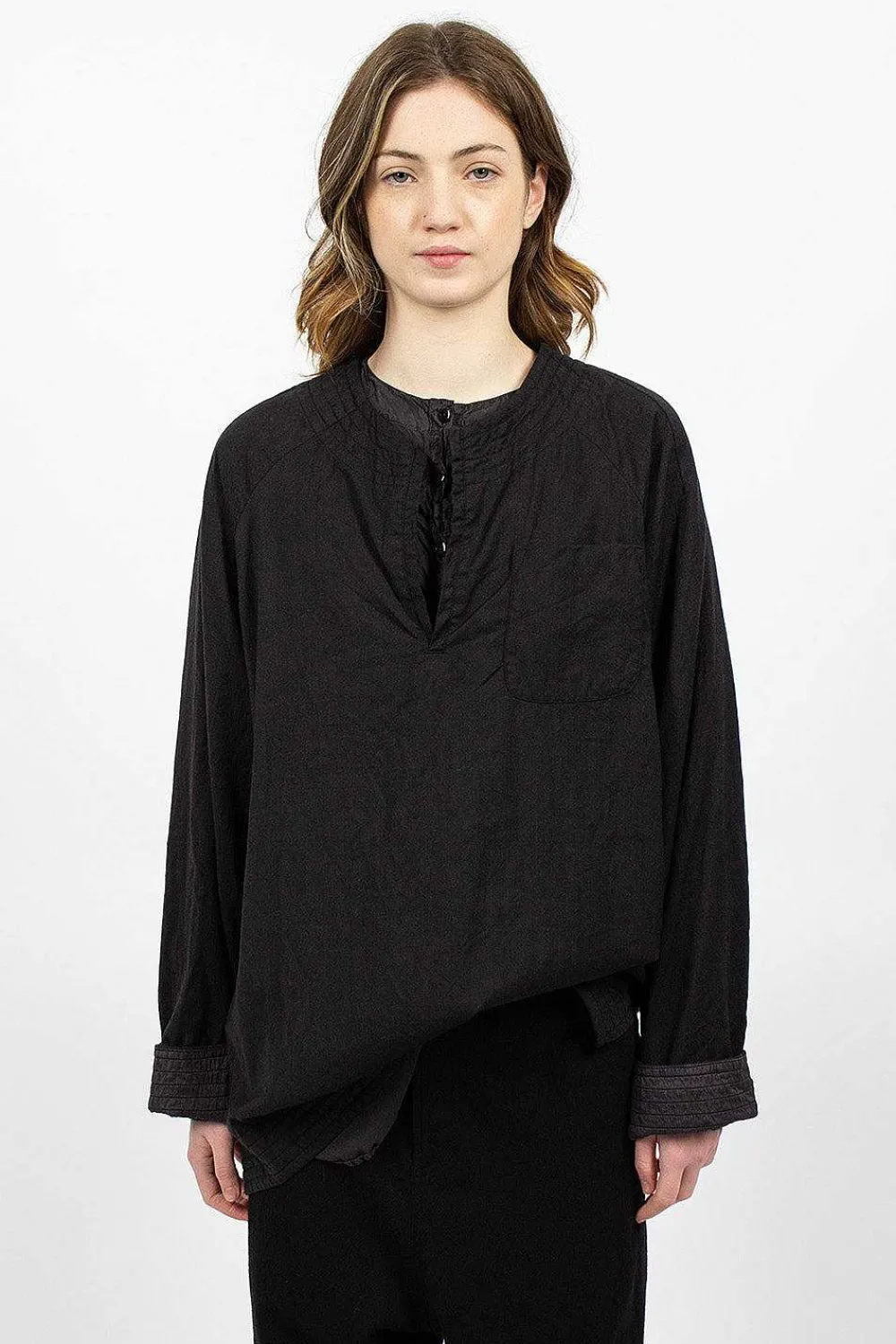 Chez Vidalenc Kasak Top Black| Tops
