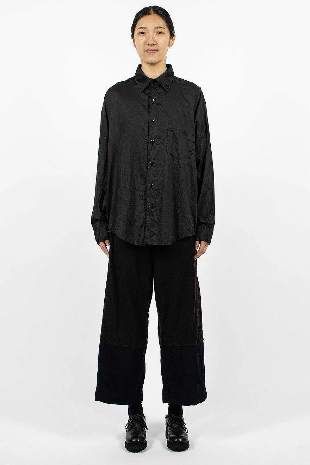 Chez Vidalenc Kati Pants L90 Wool Marl| Trousers