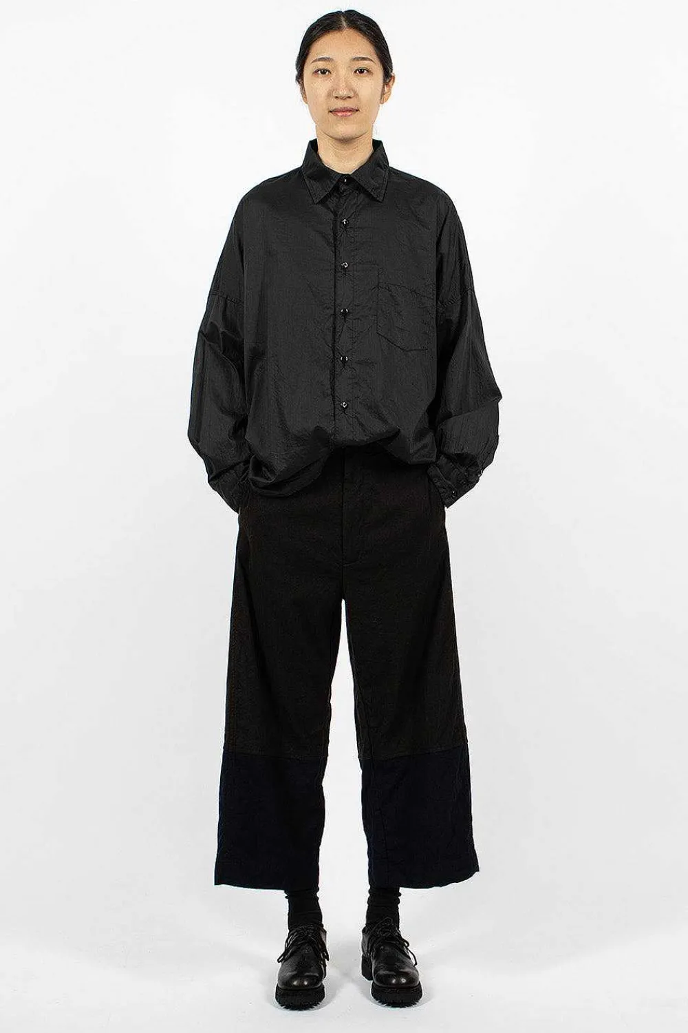 Chez Vidalenc Kati Pants L90 Wool Marl| Trousers