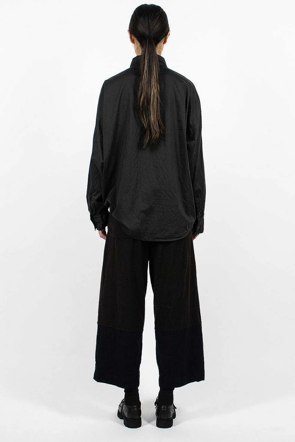 Chez Vidalenc Kati Pants L90 Wool Marl| Trousers