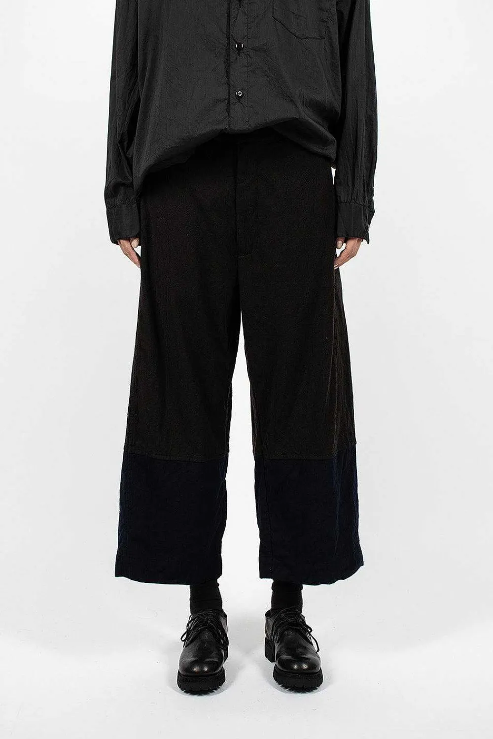 Chez Vidalenc Kati Pants L90 Wool Marl| Trousers