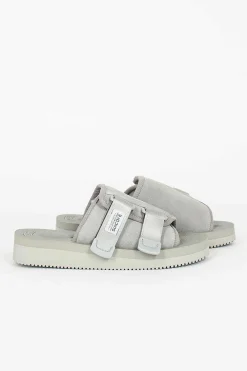 Suicoke Kaw-Vs Suede Sandal Grey| Shoes