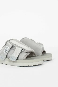Suicoke Kaw-Vs Suede Sandal Grey| Shoes