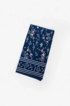 VISVIM Khadi Bandana Dark Indigo| Scarves & Gloves