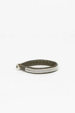 Maria Rudman Khaki Hide A Bracelet 1| Bracelets