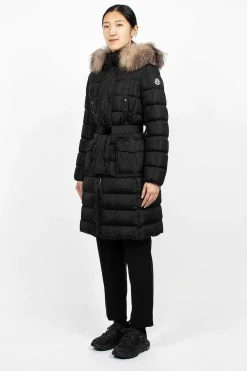 Moncler Khloe Down Coat Black| Outerwear