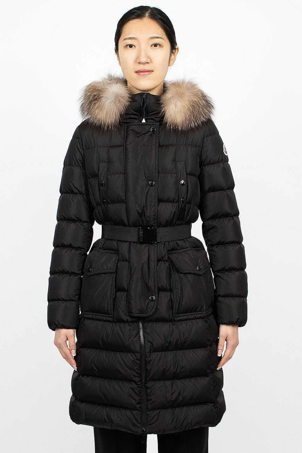Moncler Khloe Down Coat Black| Outerwear
