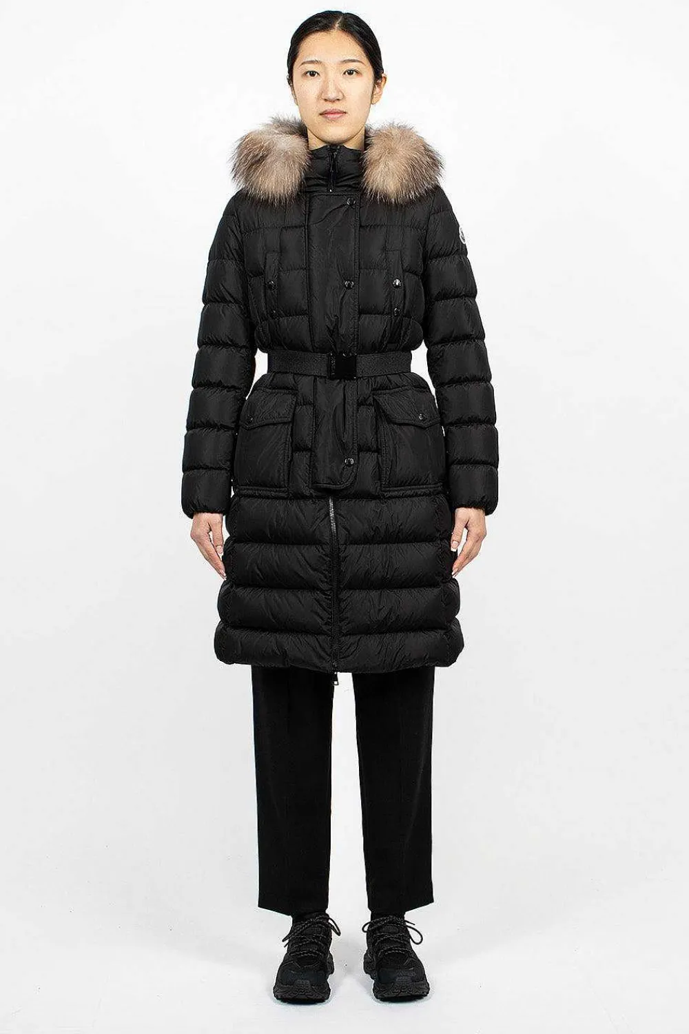 Moncler Khloe Down Coat Black| Outerwear