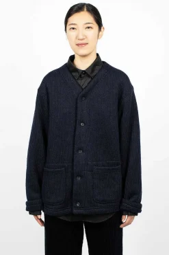 Engineered Garments FWK Knit Cardigan Navy| Knitwear