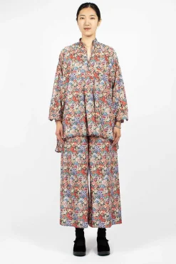 Daniela Gregis Kora Washed Shirt Pink Flowers| Tops