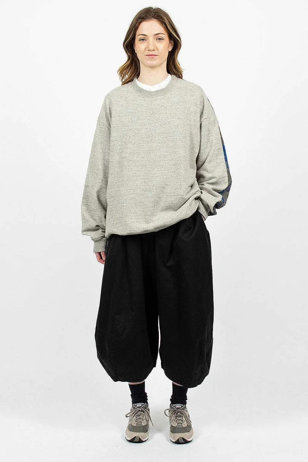 Kapital Kountry Patchwork Sweatshirt Grey| Tops