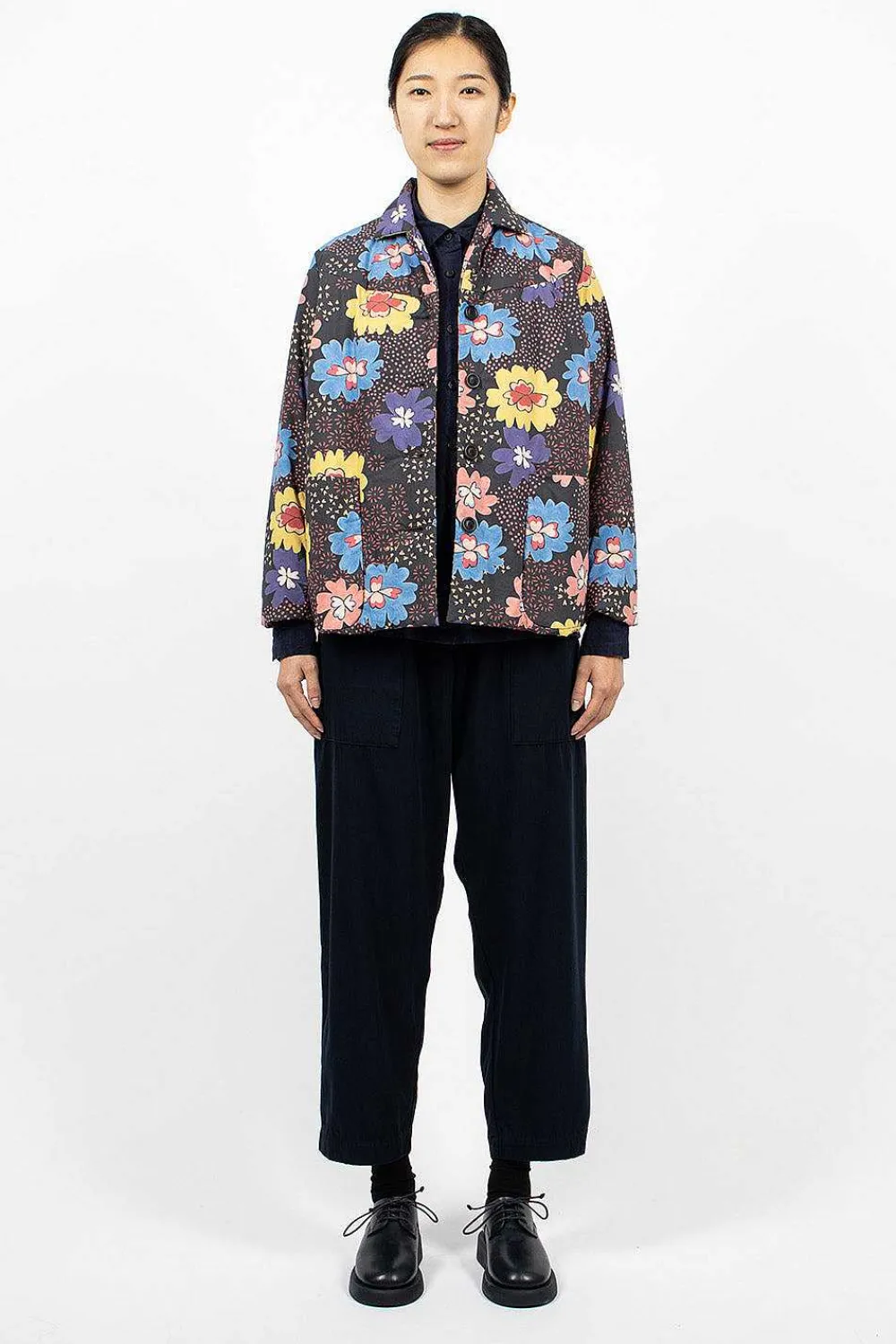 Casey Casey Laboratoire Watt Jacket Printed Black| Outerwear