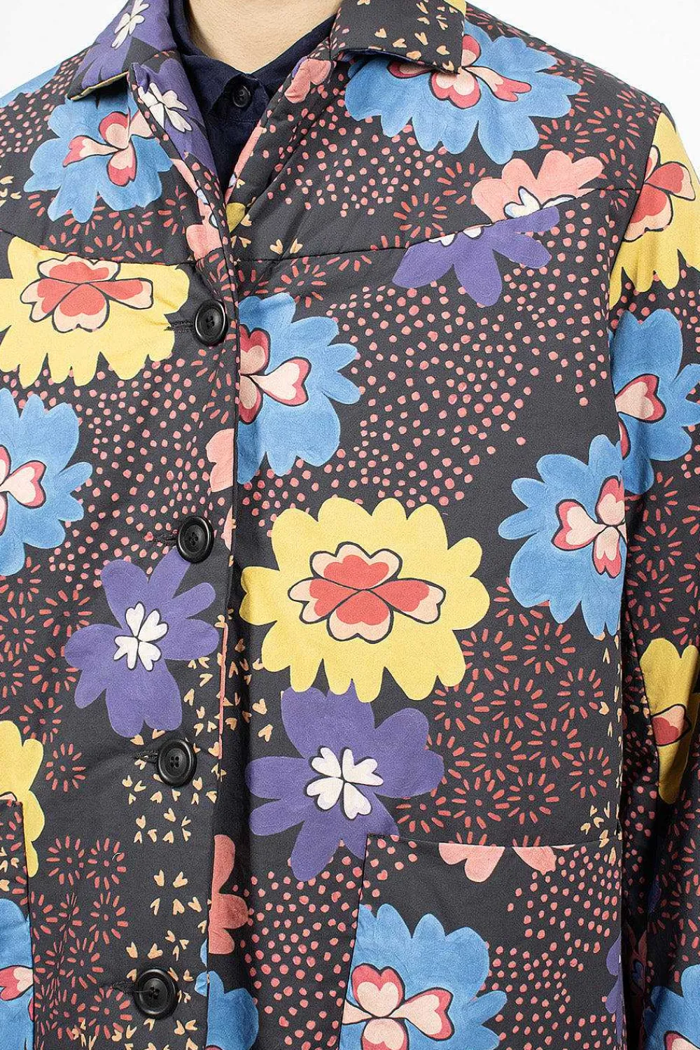 Casey Casey Laboratoire Watt Jacket Printed Black| Outerwear