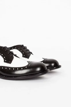 Comme Des Garçons Comme Des Garçons Leather Brogue Black And White| Shoes