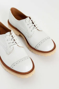 Tricker’s Linda Aniline White Tramper| Shoes