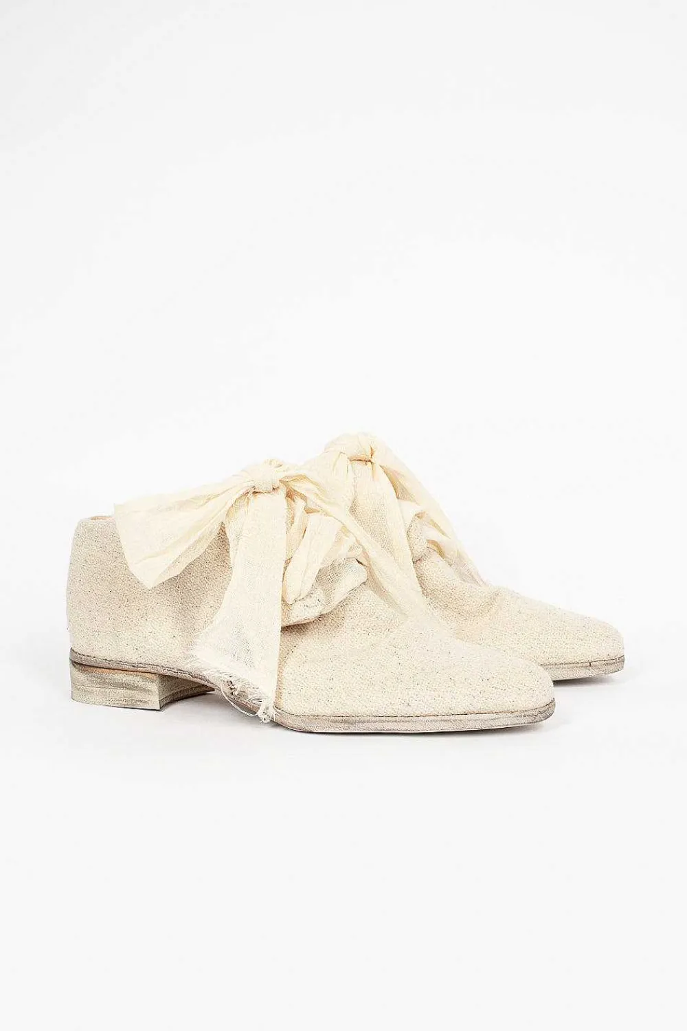 Atelier Inscrire Linen Ore Shoes Natural| Shoes