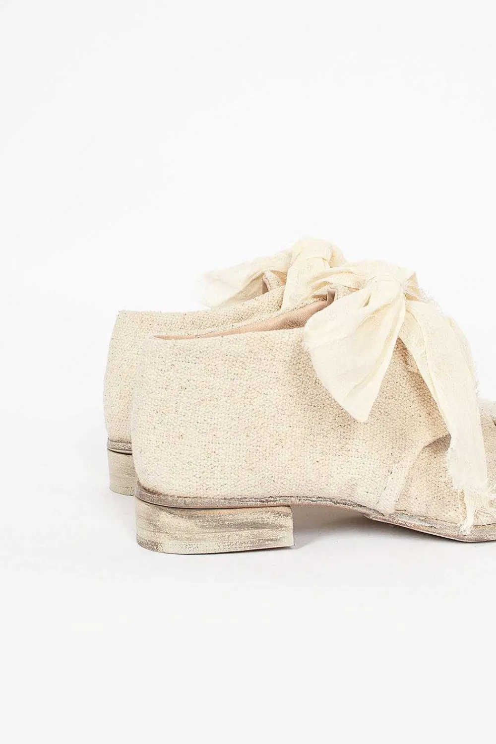 Atelier Inscrire Linen Ore Shoes Natural| Shoes