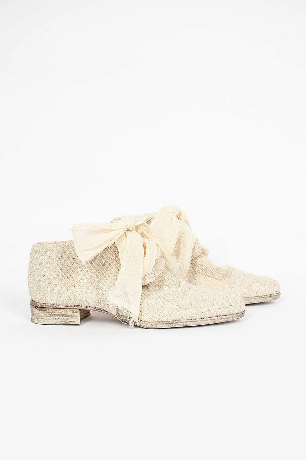 Atelier Inscrire Linen Ore Shoes Natural| Shoes