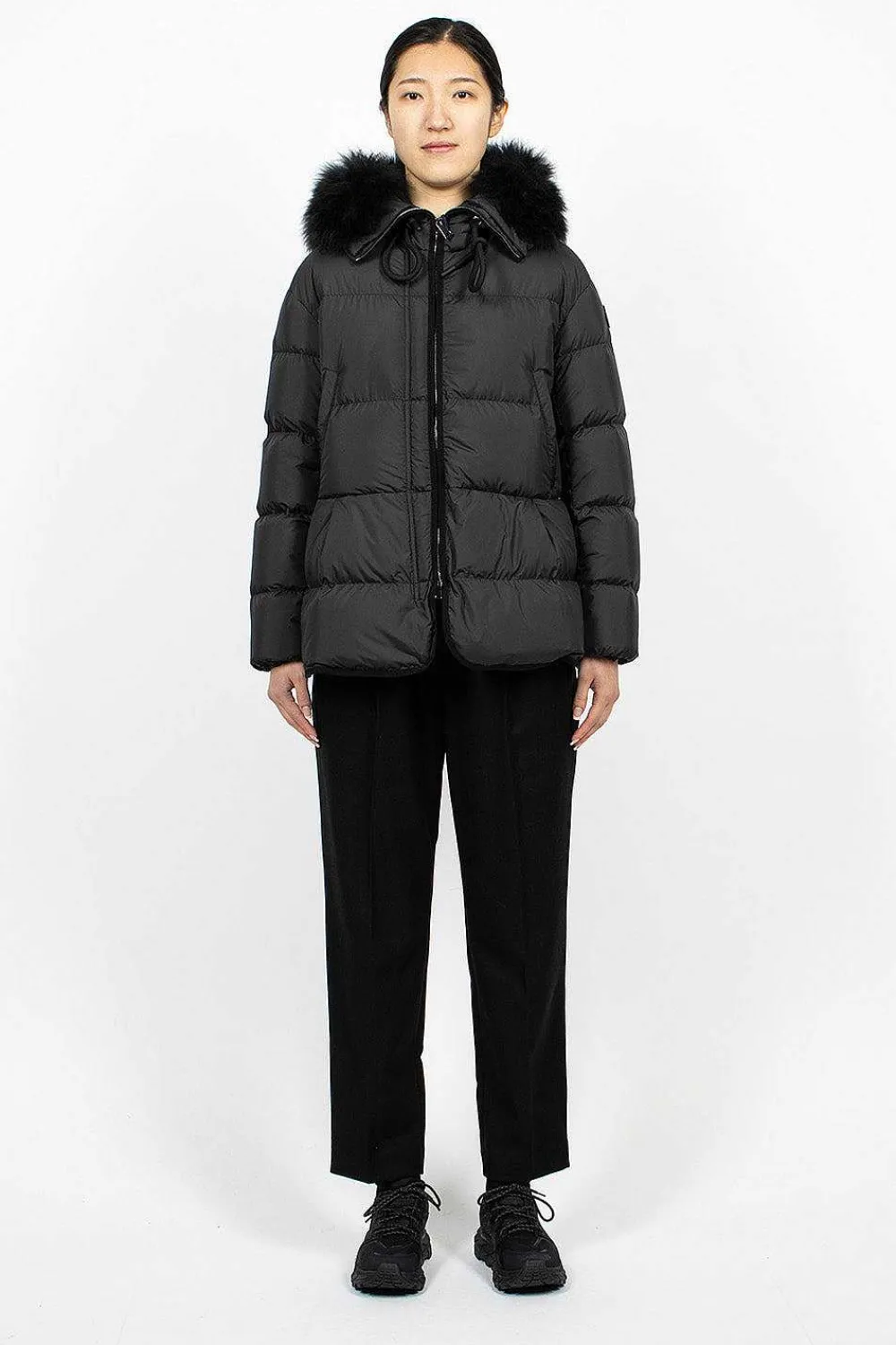 Moncler Locustelle Short Down Jacket Black| Outerwear