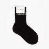 Acne Studios Logo Ankle Socks Black| Tights & Socks