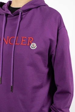 Moncler Logo Hoodie Purple/Red| Outerwear