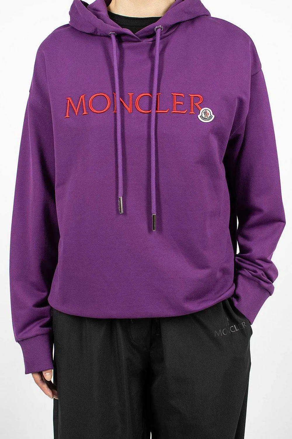 Moncler Logo Hoodie Purple/Red| Outerwear