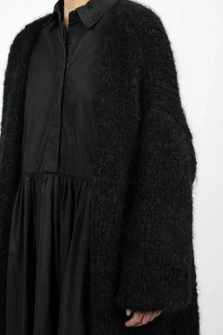 Casey Casey Long Cardigan Black| Outerwear