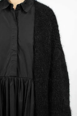 Casey Casey Long Cardigan Black| Outerwear