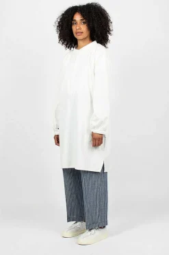 VISVIM Long Shirt Dress White| Shirts