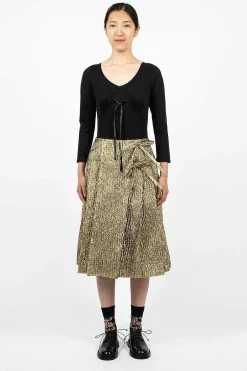 Simone Rocha Long Sleeve Bodysuit Black| Tops