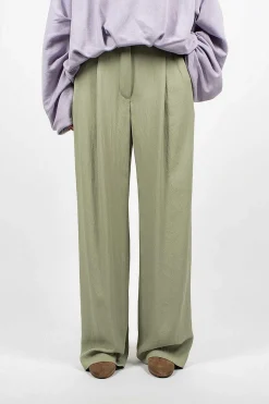 Dries Van Noten Loose Suit Pants Mint| Trousers